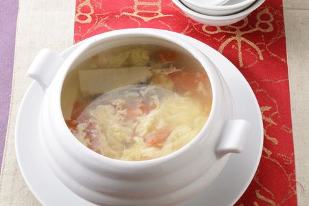 番茄蛋花湯680円